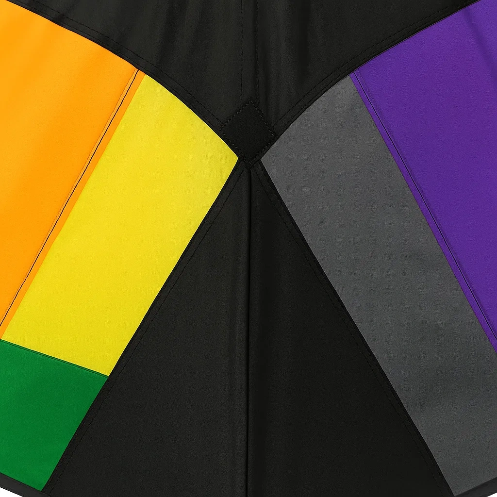 Cerfs-volants delta 130x240 cm multicolore nylon avec armature fibre de verre