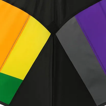 Cerfs-volants delta 130x240 cm multicolore nylon avec armature fibre de verre