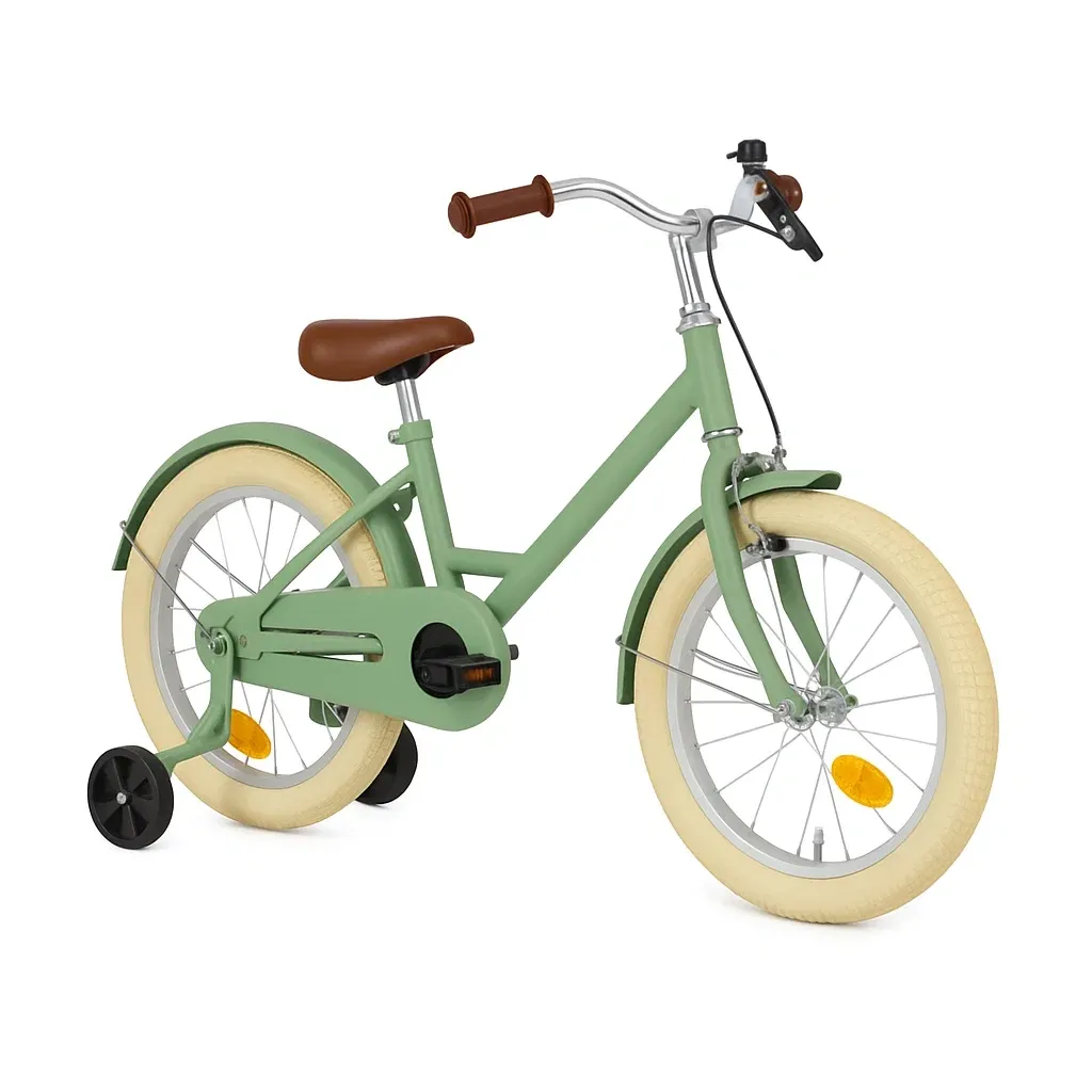 Vélos enfant 16 pouces vert 4 à 7 ans