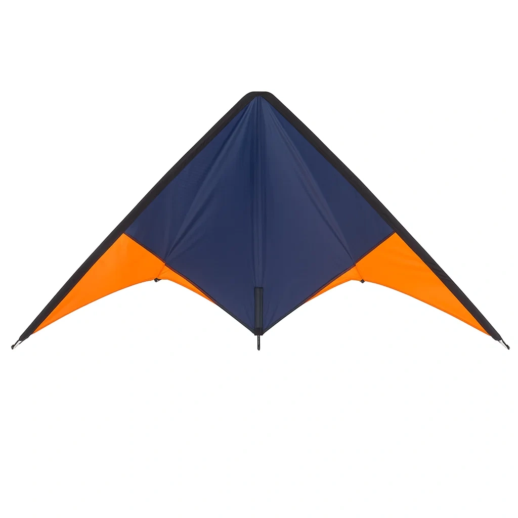 Cerfs-volants Triangulaire 150x80 cm Bleu/Orange Polyester