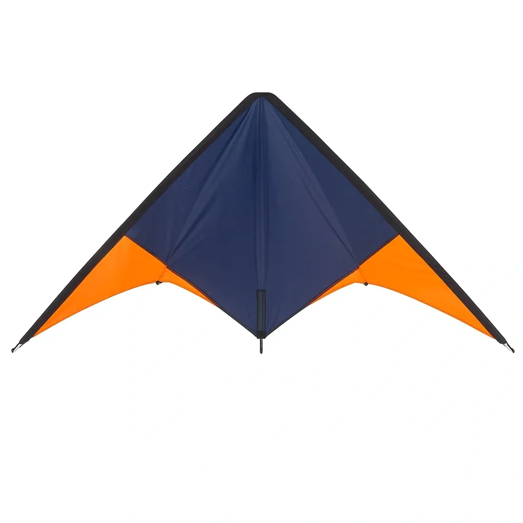 Cerfs-volants Triangulaire 150x80 cm Bleu/Orange Polyester