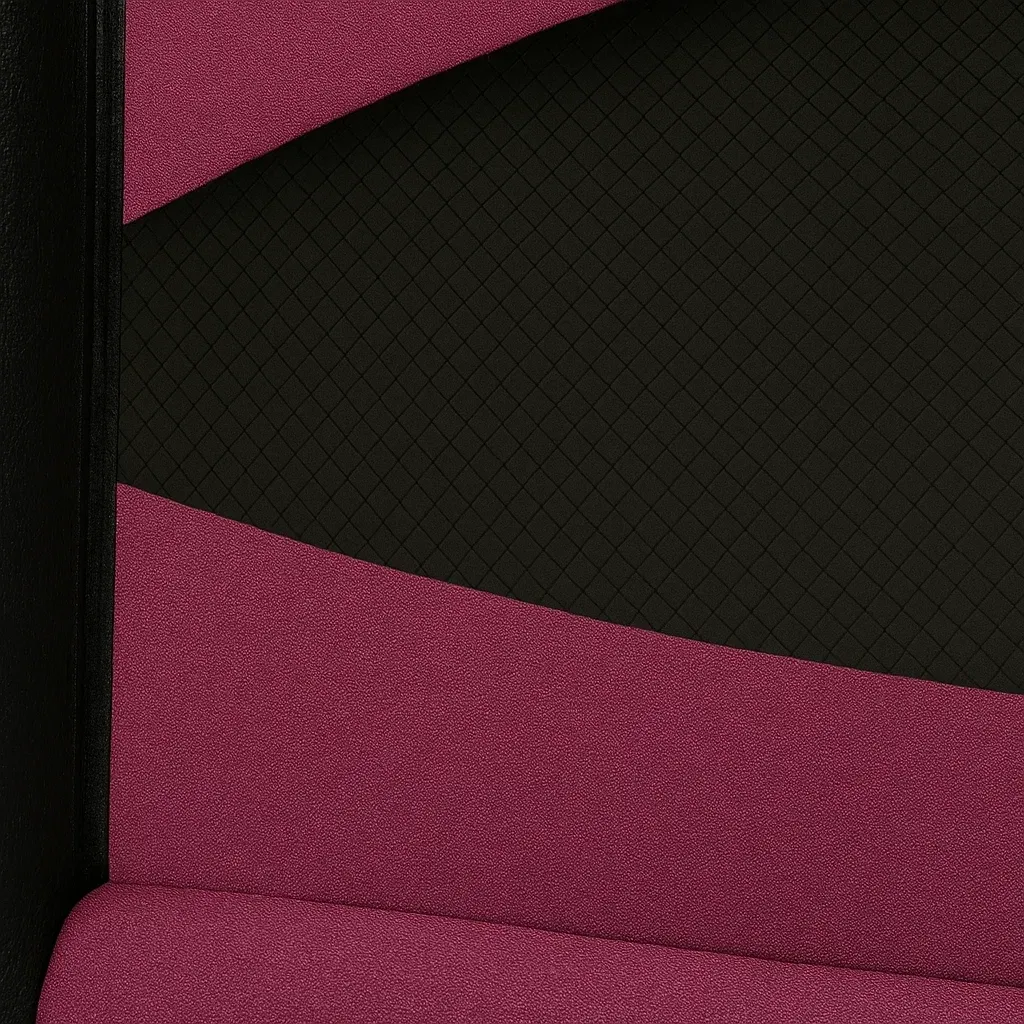 Trampolines 305x250 cm noir/rose