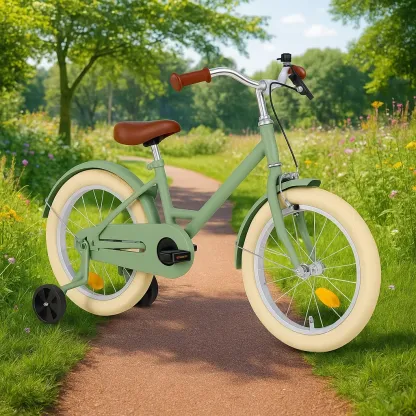 Vélos enfant 16 pouces vert 4 à 7 ans