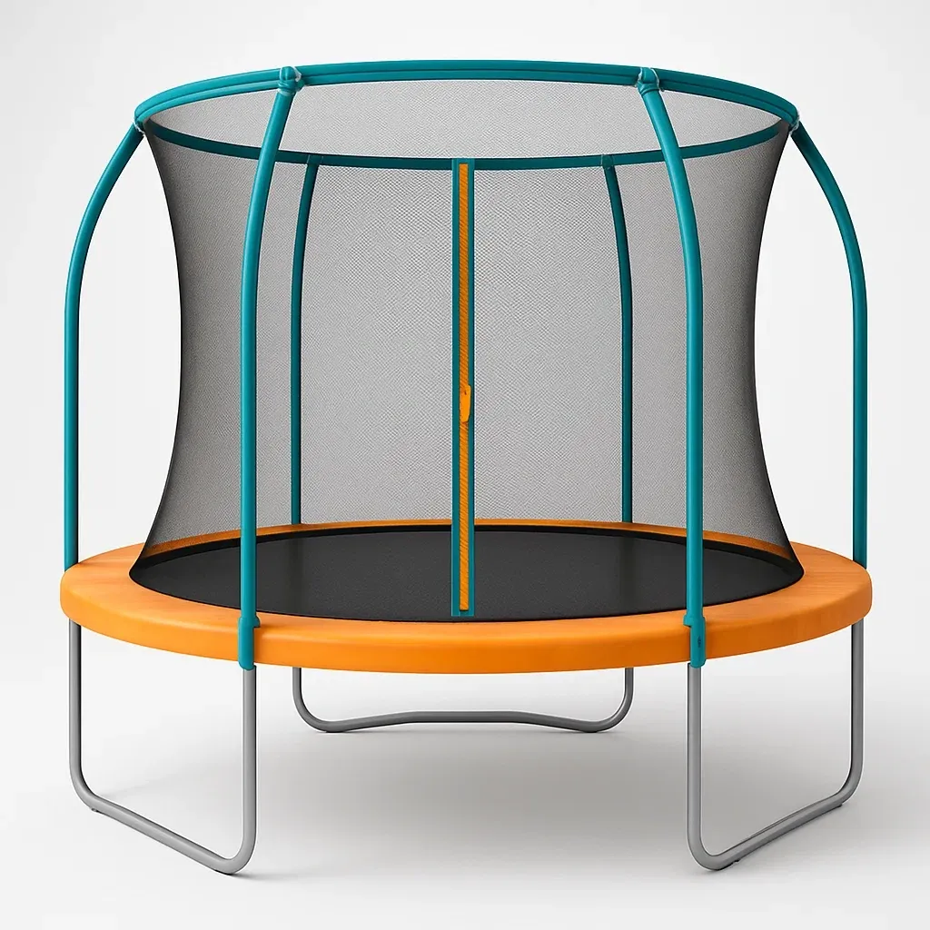 Trampoline Premium avec Filet de Sécurité - Rond - 244 cm