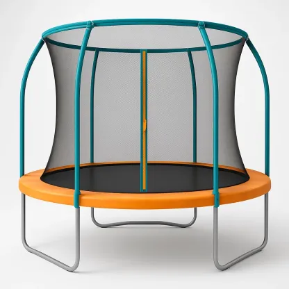 Trampoline Premium avec Filet de Sécurité - Rond - 244 cm