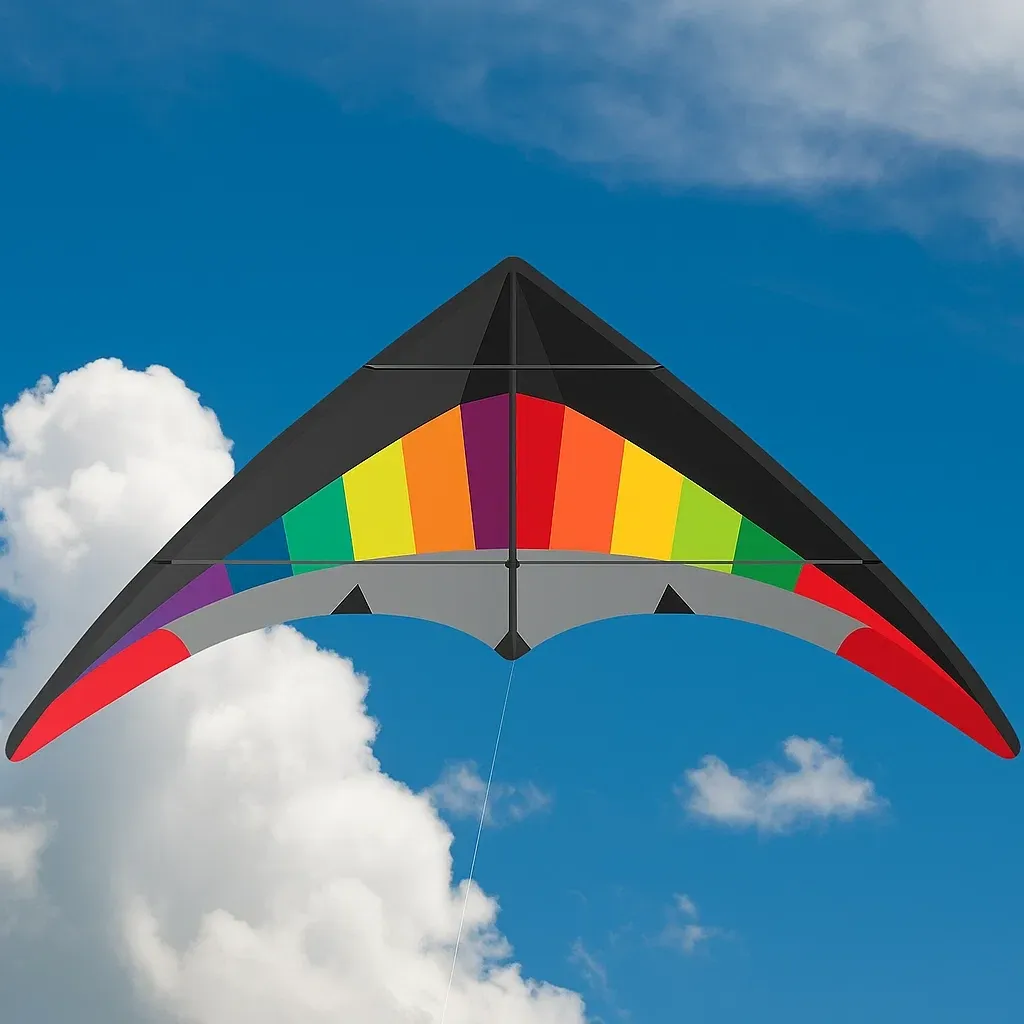 Cerfs-volants triangulaire 160x80 cm multicolore polyester