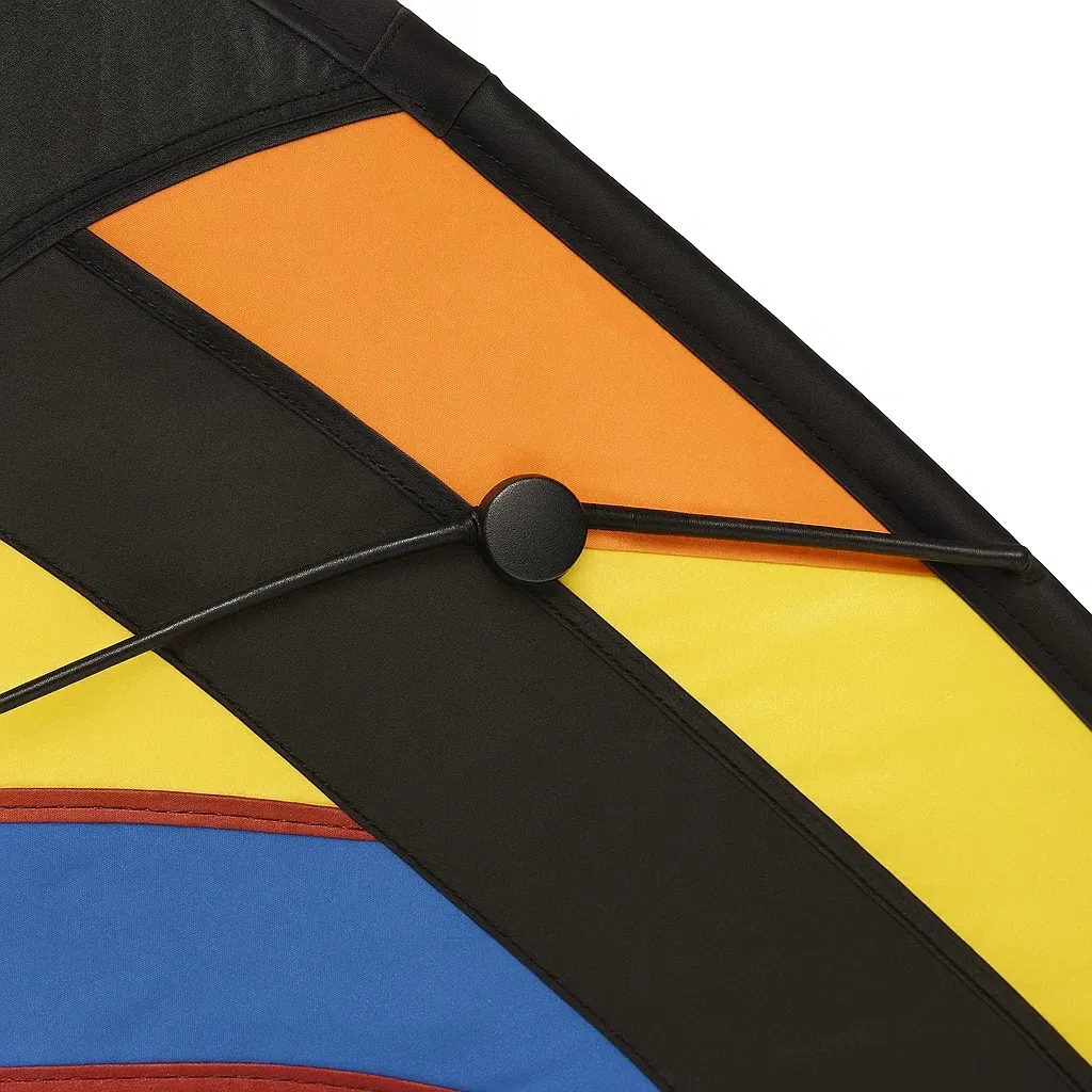 Cerfs-volants delta 125x250 cm multicolore nylon avec armature fibre de verre