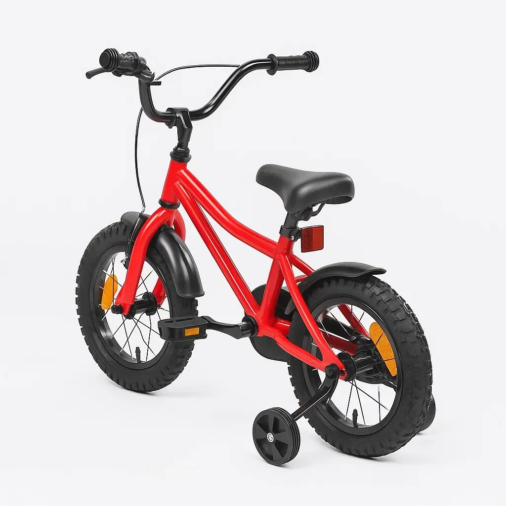 Vélos enfant 14 pouces rouge 3 à 6 ans