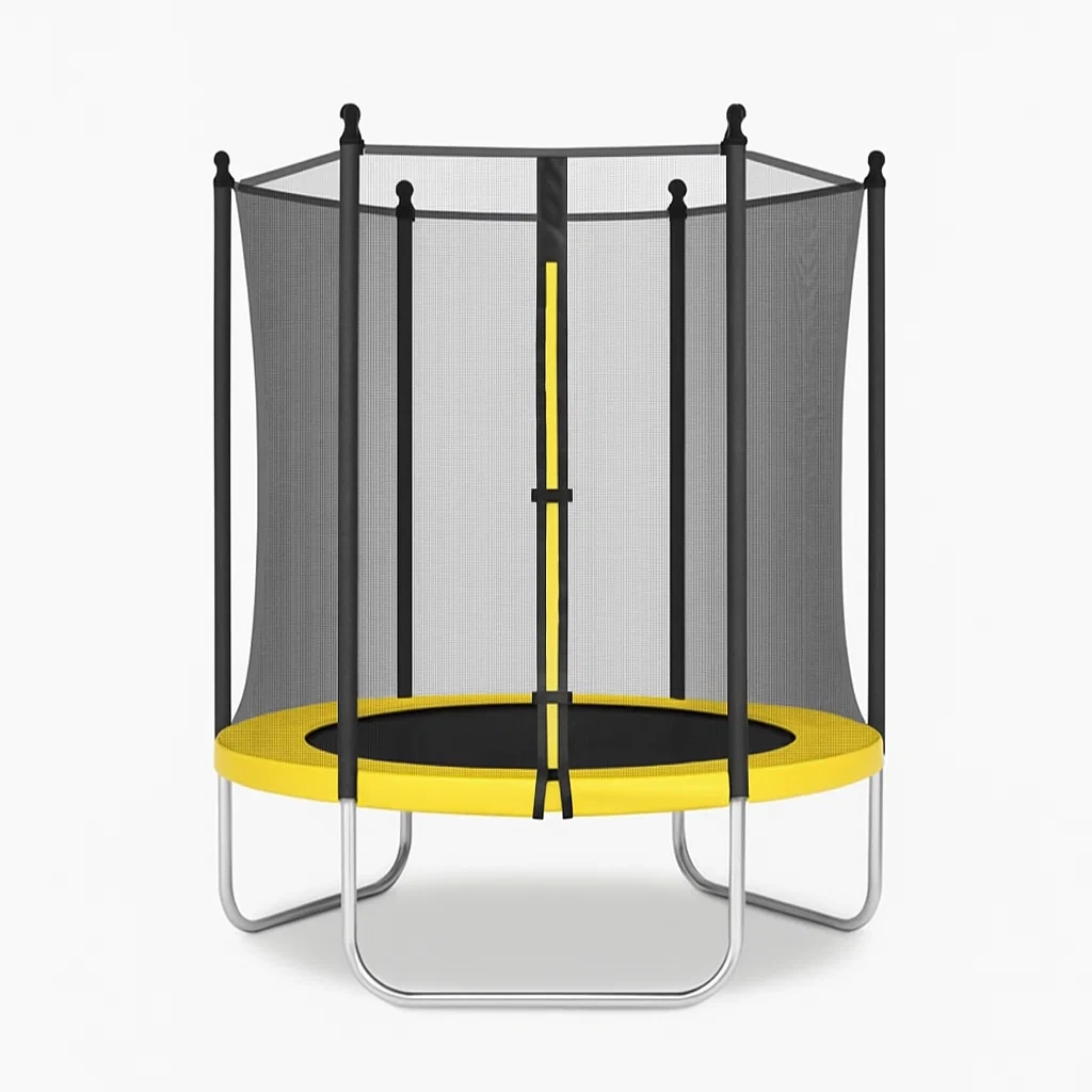 Trampolines 180cmx180cmx200cm, Jaune/Noir