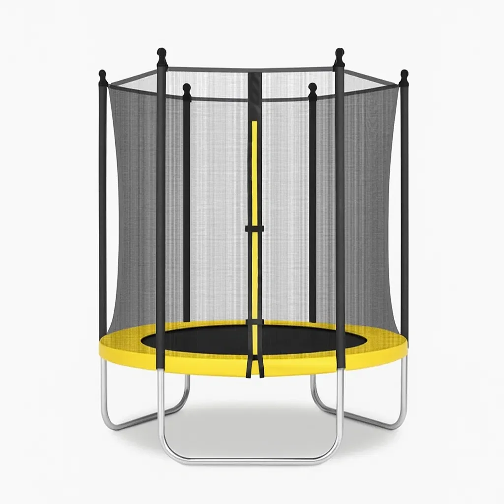 Trampolines 180cmx180cmx200cm, Jaune/Noir