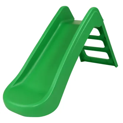 Toboggans 160x38x100 cm vert enfants 2-5 ans pliable