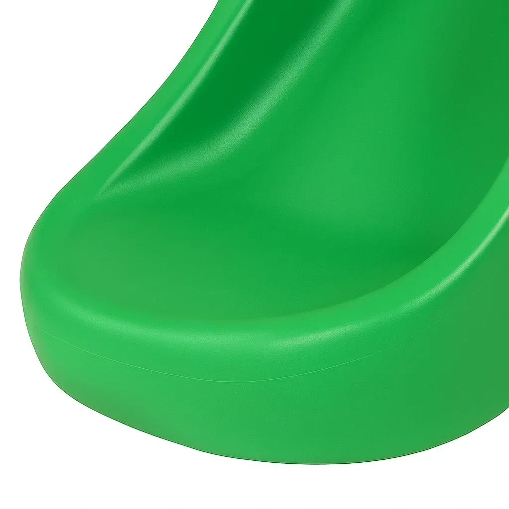 Toboggans 160x38x100 cm vert enfants 2-5 ans pliable