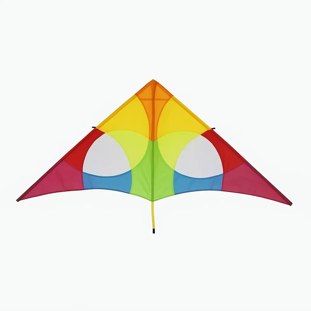 Cerfs-volants triangulaire 125x70 cm multicolore polyester