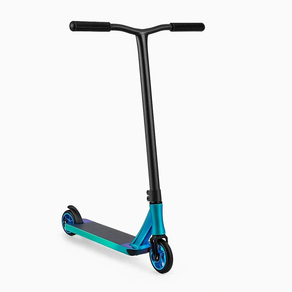 Trottinettes enfant 67x10x85 bleu noir pour 8 à 12 ans