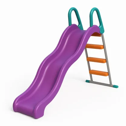 Toboggan violet 3-8 ans 1,7 m