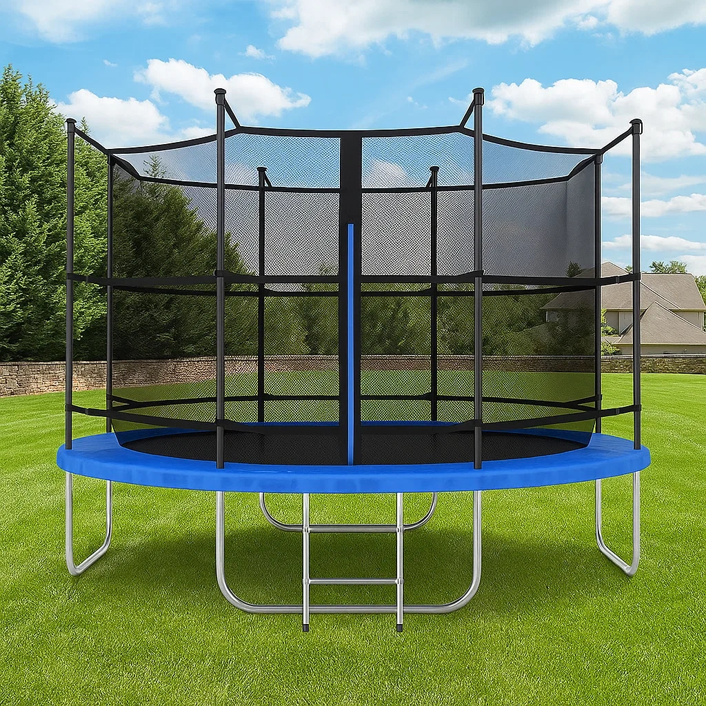 Trampoline Premium avec Filet de Sécurité - Rond - 430 cm
