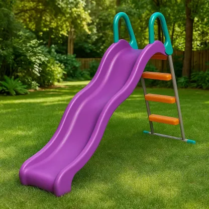 Toboggan violet 3-8 ans 1,7 m