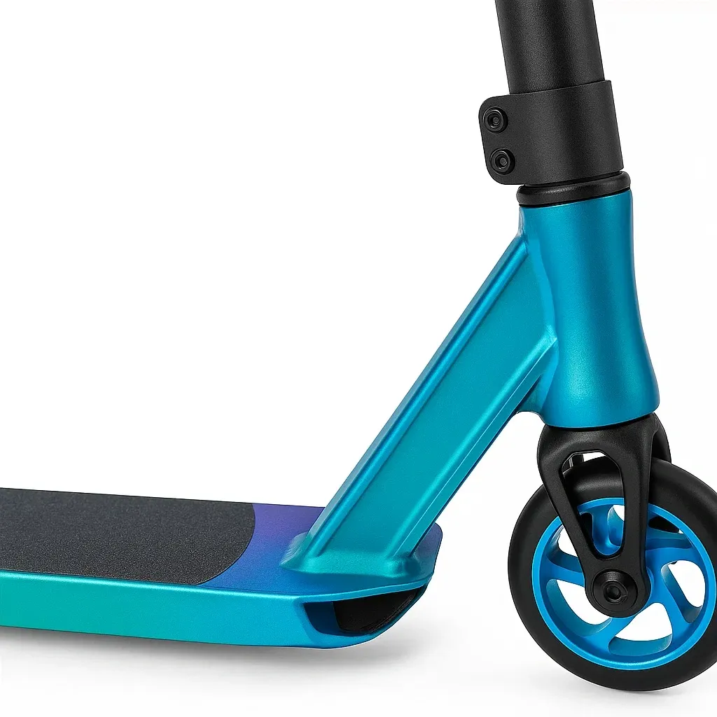 Trottinettes enfant 67x10x85 bleu noir pour 8 à 12 ans