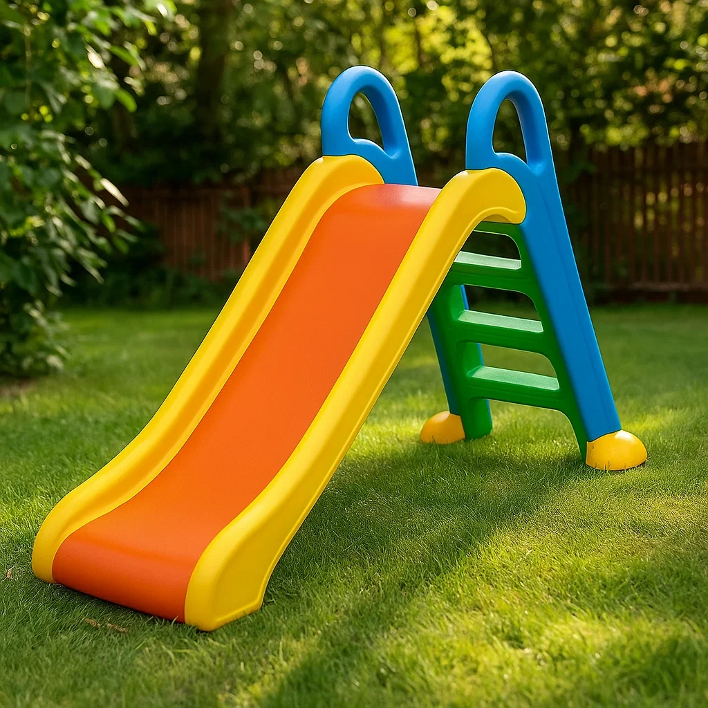 Toboggan orange / jaune / bleu / vert 1-4 ans 0,9 m