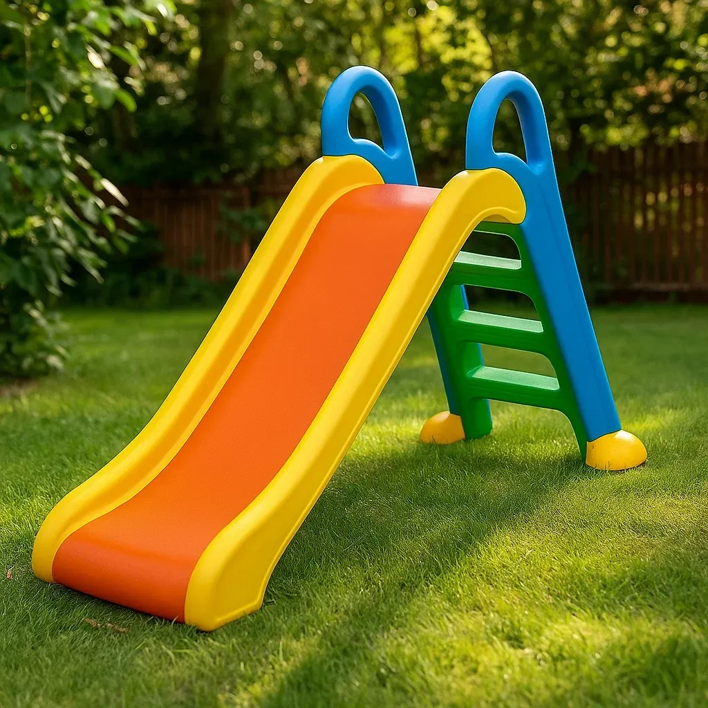 Toboggan orange / jaune / bleu / vert 1-4 ans 0,9 m