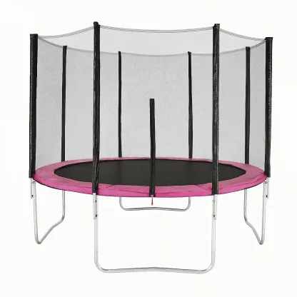 Trampolines 305x250 cm noir/rose