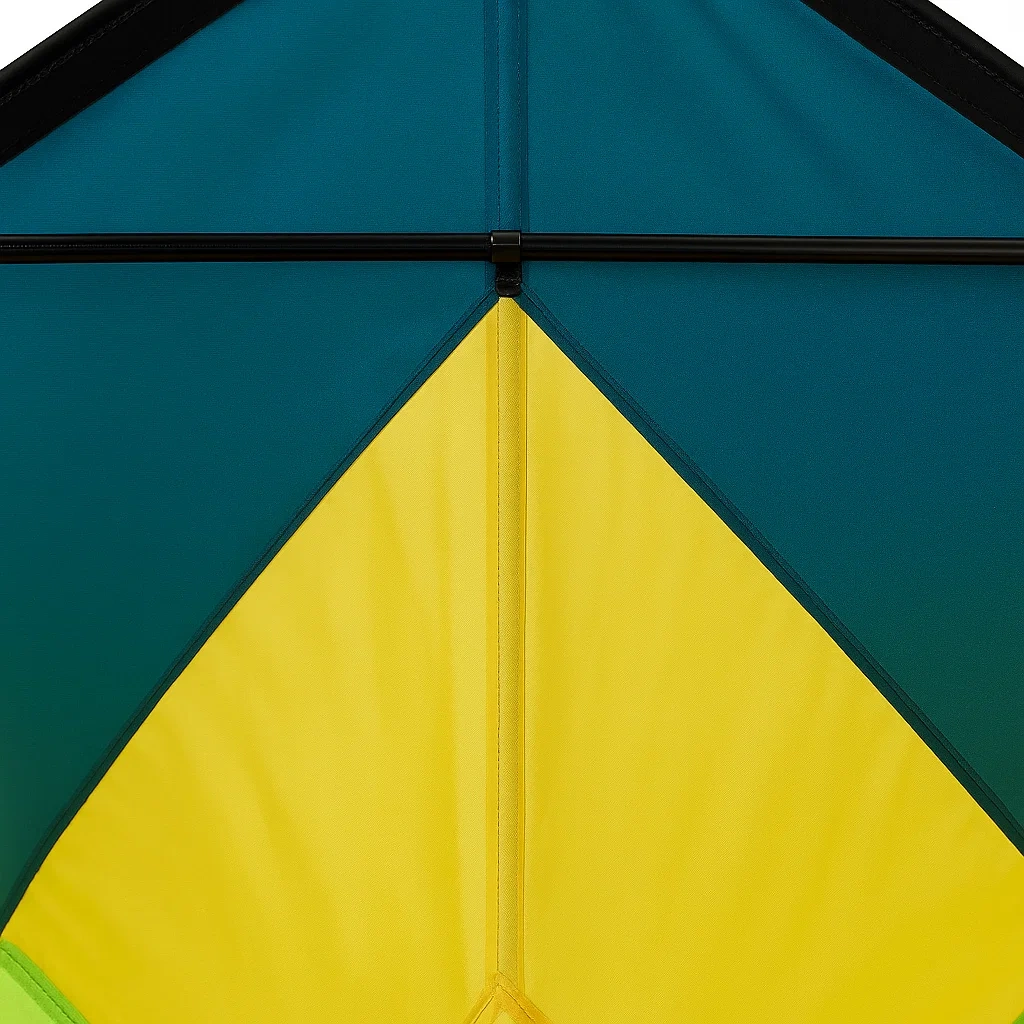 Cerfs-volants 140x90 cm Triangulaire Bleu/Jaune/Vert Polyester