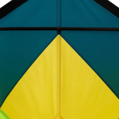 Cerfs-volants 140x90 cm Triangulaire Bleu/Jaune/Vert Polyester