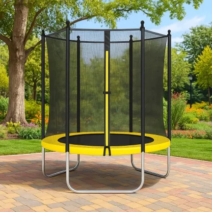 Trampolines 180cmx180cmx200cm, Jaune/Noir