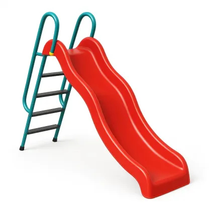 Toboggan rouge 3-8 ans 1,7 m