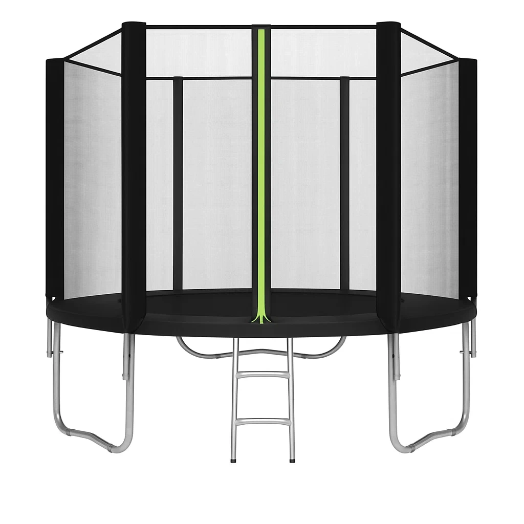 Trampoline avec Filet de Sécurité et Échelle - Rond - 366 cm