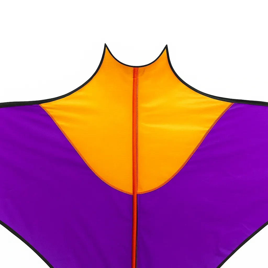 Cerfs-volants chauve-souris 140x95 cm violet/jaune polyester