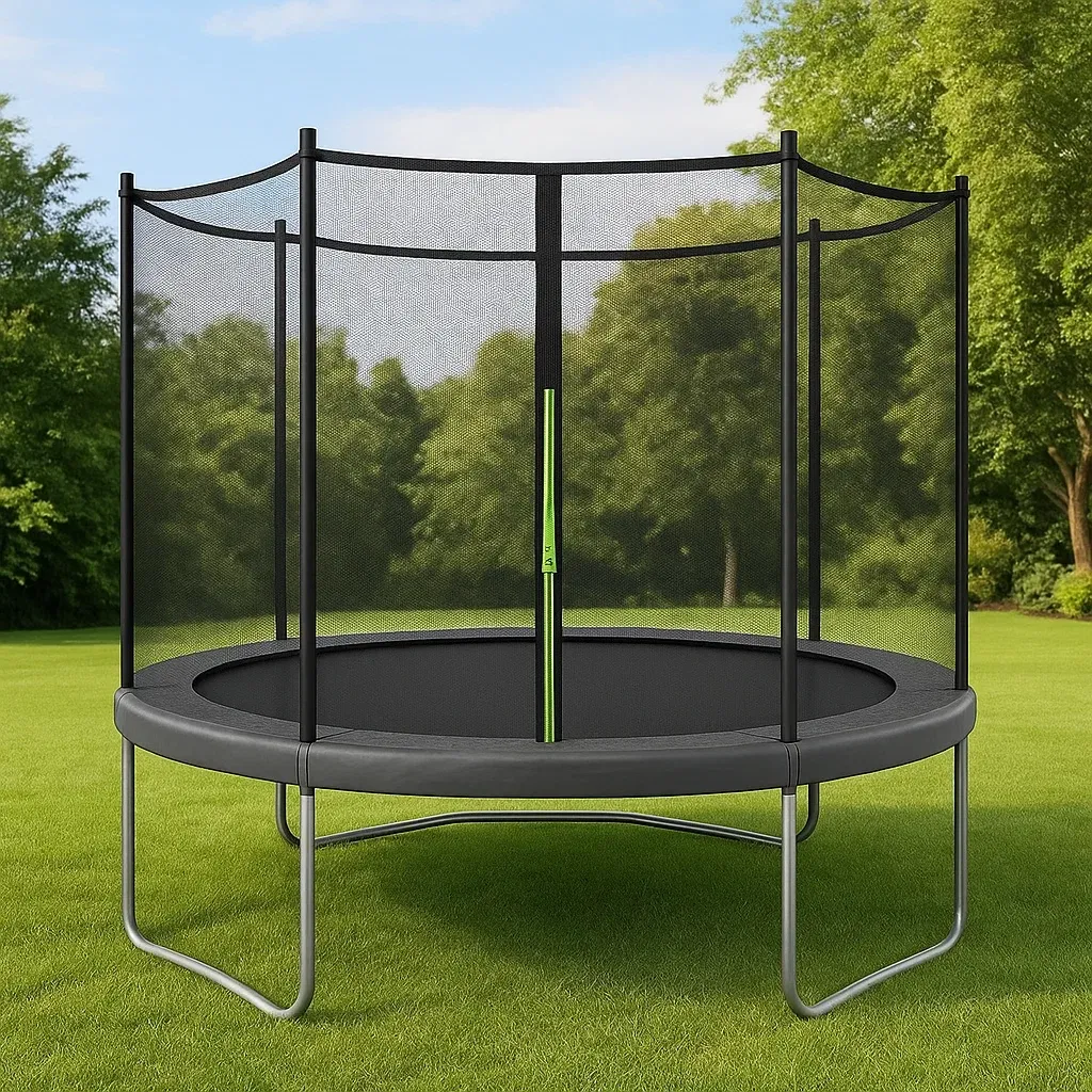 Trampoline Premium avec Filet de Sécurité - Rond - 244 cm