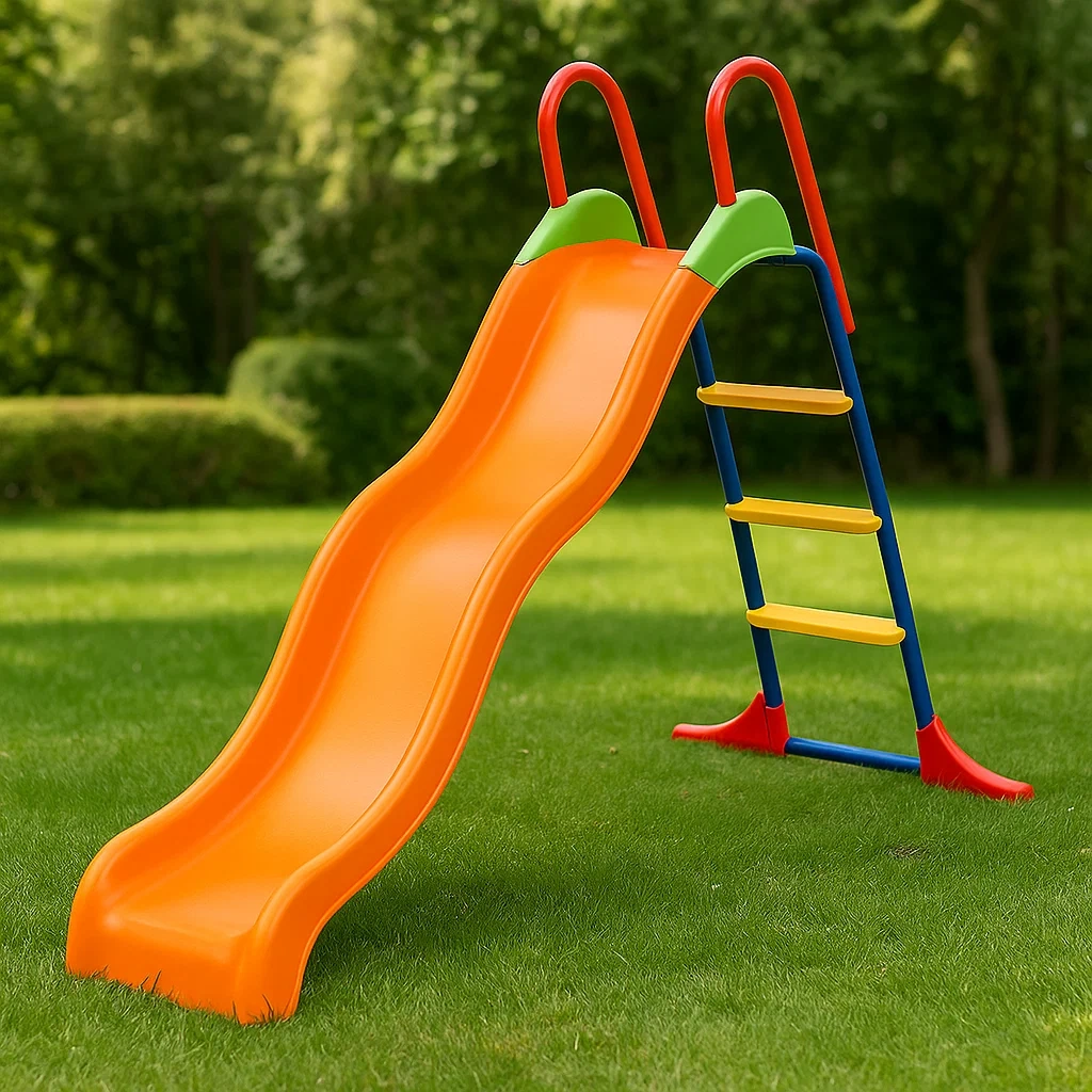 Toboggan orange 3-8 ans 1,7 m