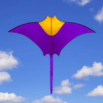 Cerfs-volants chauve-souris 140x95 cm violet/jaune polyester