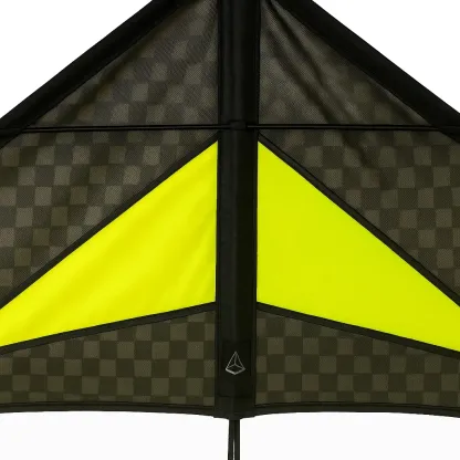 Cerfs-volants Triangulaire 150x80 cm Noir/Jaune Polyester