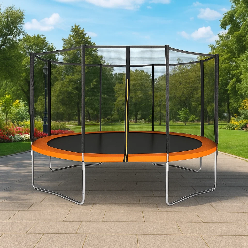 Trampolines 366cmx290cm orange noir