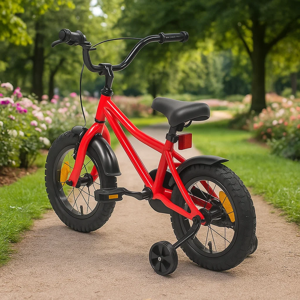 Vélos enfant 14 pouces rouge 3 à 6 ans