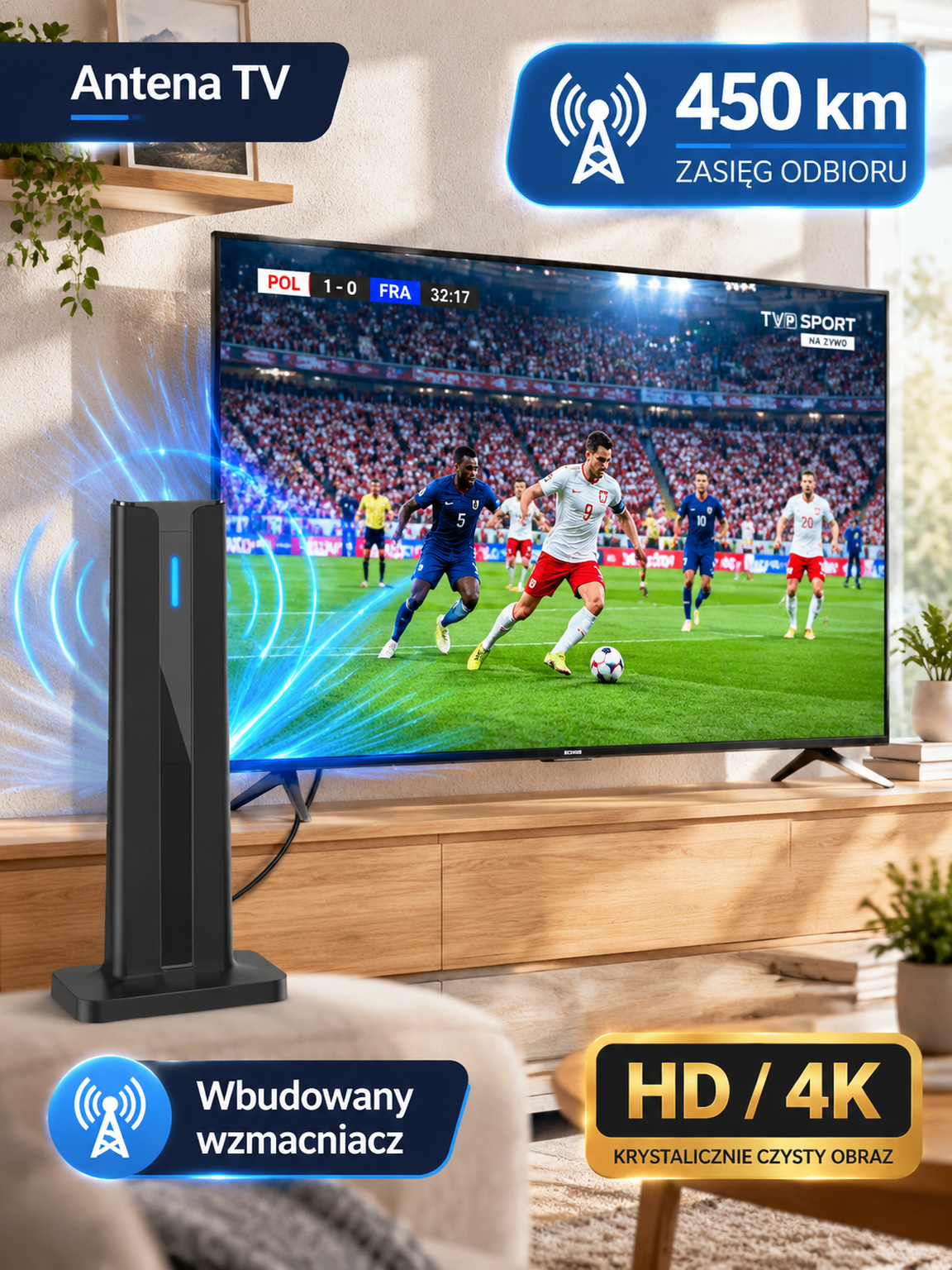 HD cyfrowa antena telewizyjna