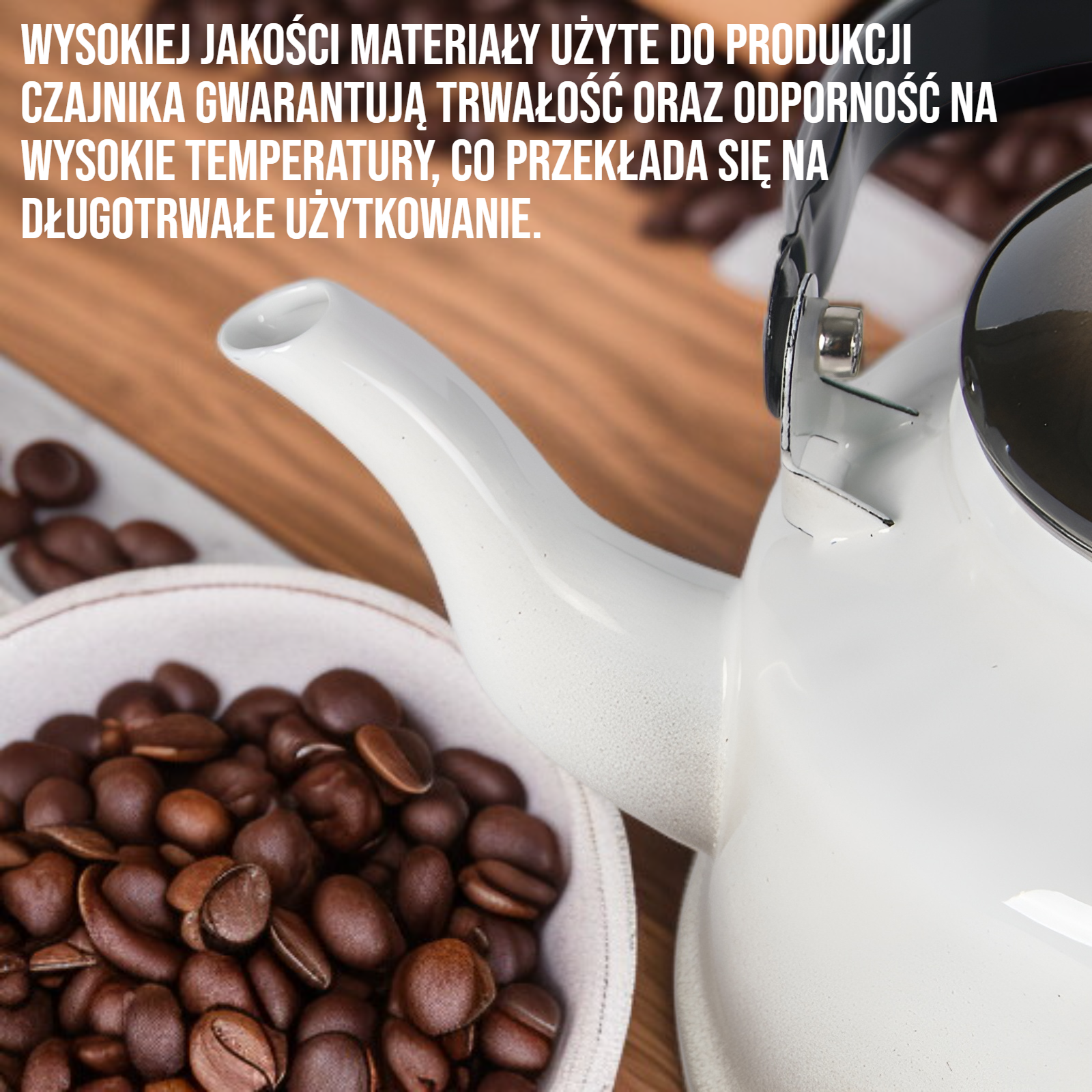 Ergonomiczny uchwyt czajnika o dużej pojemności