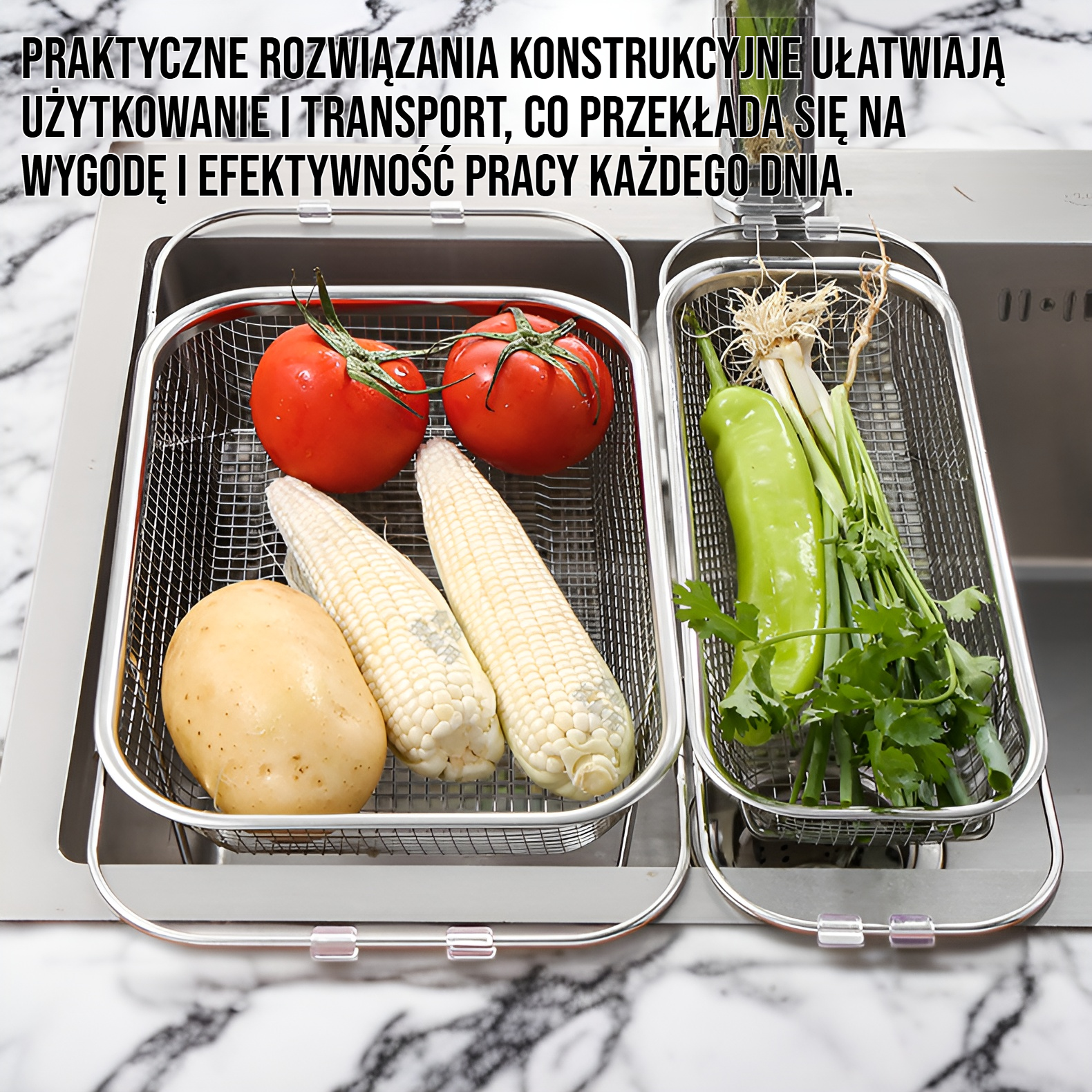 Nowoczesny kosz na odpady ze stali nierdzewnej na tle parku