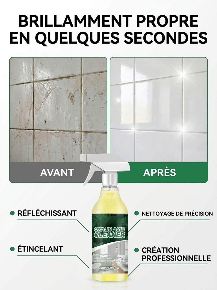 Acide oxalique nettoyant