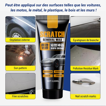 Cirage pour voiture pour brillance, restauration et réparation des rayures.