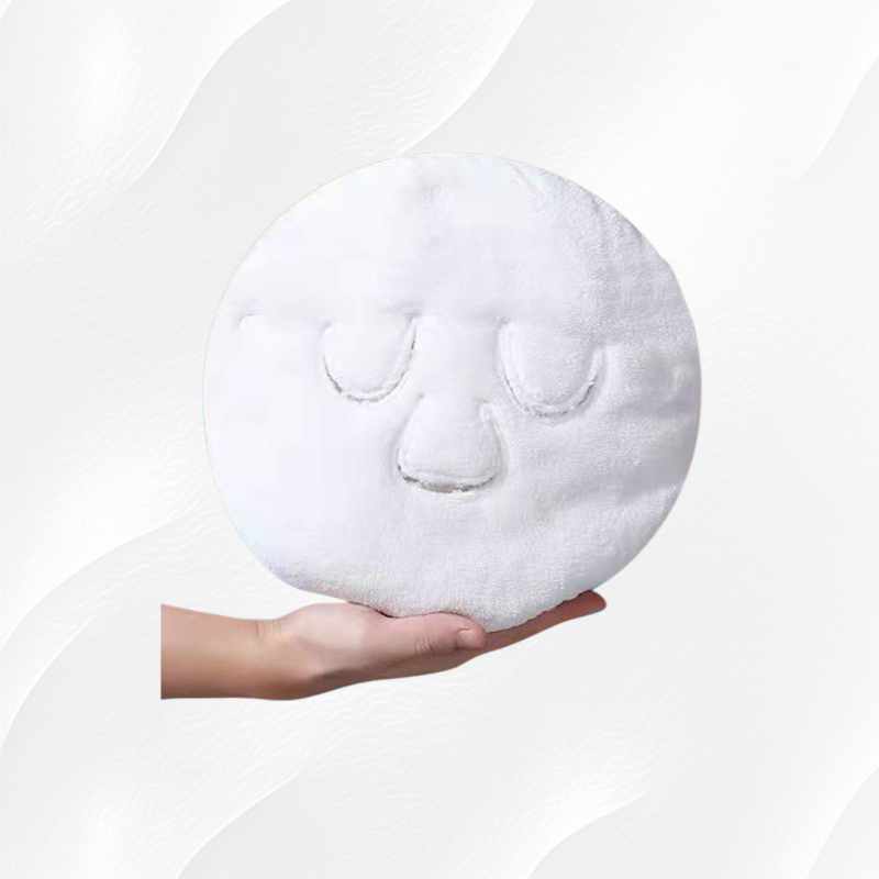 Serviette chauffante pour le visage