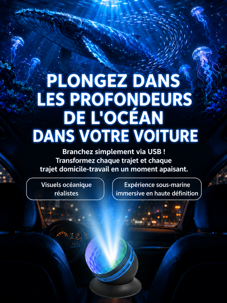 Projecteur Holographique 5D 4K | Océan & Galaxie– Maison & Voiture