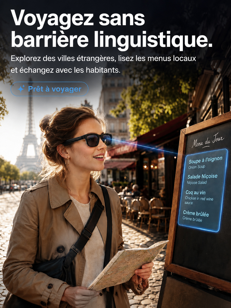 Oubliez tout ce que vous saviez sur les lunettes: Découvrez l'innovation IA 3-en-1