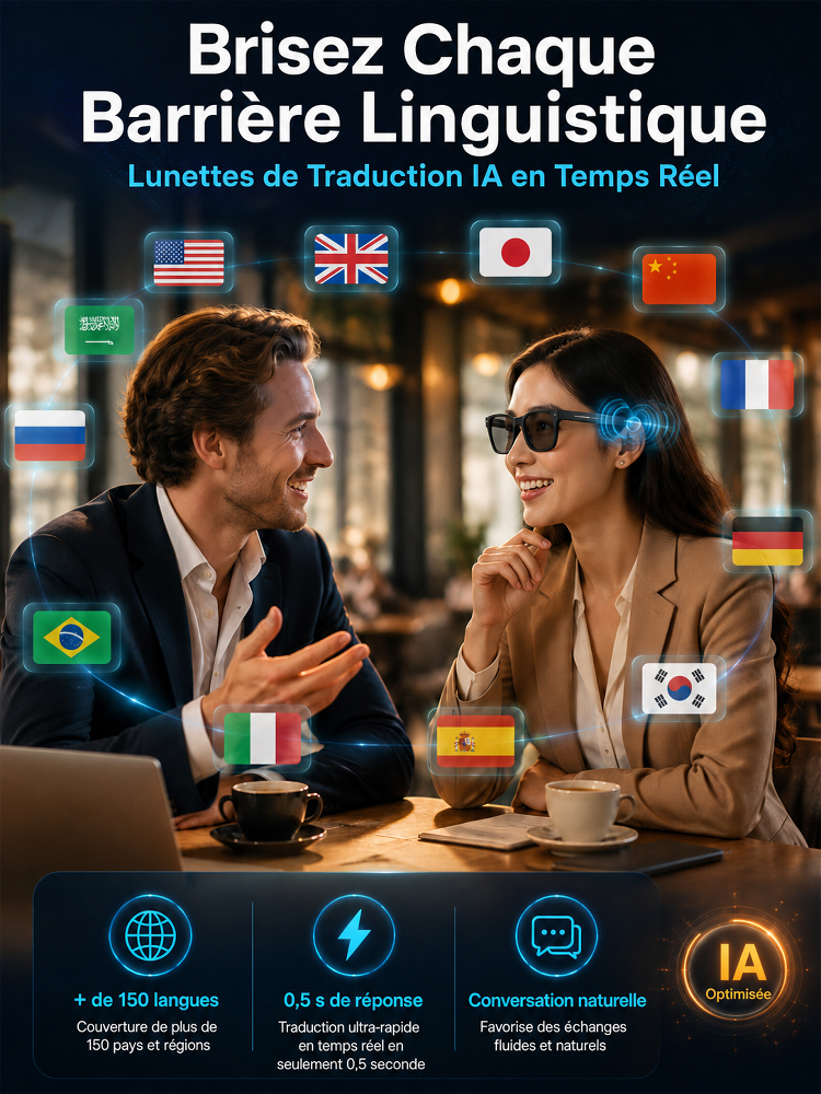 Oubliez tout ce que vous saviez sur les lunettes: Découvrez l'innovation IA 3-en-1