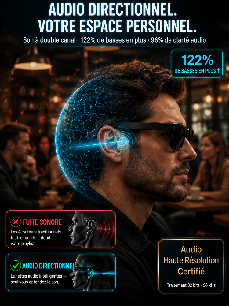 Oubliez tout ce que vous saviez sur les lunettes: Découvrez l'innovation IA 3-en-1