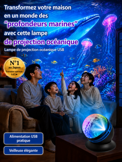 Projecteur Holographique 5D 4K | Océan & Galaxie– Maison & Voiture
