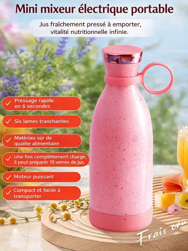 Mini Presse-Agrumes Électrique Nomade 