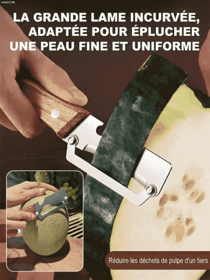 Grand éplucheur multifonction en acier inoxydable